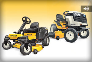 cub cadet radio