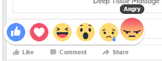 Facebook reaction - angry