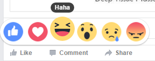 Facebook reactions - haha