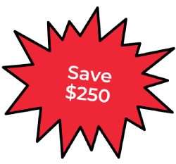 Save $250